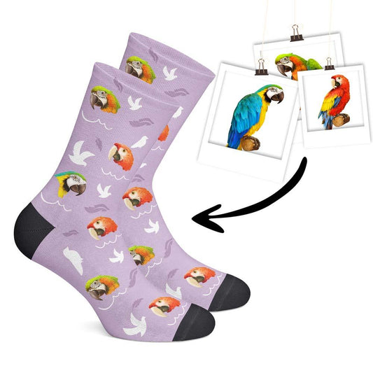 Personalisierte Vogelsocken