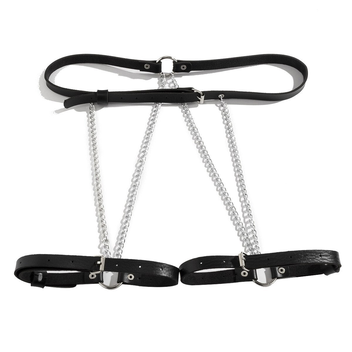 Leather Body Bondage Cage
