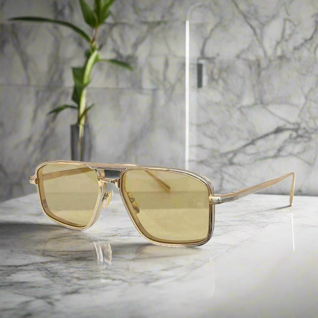 jacques marie mage EARL ultralight titanium, vintage retro square