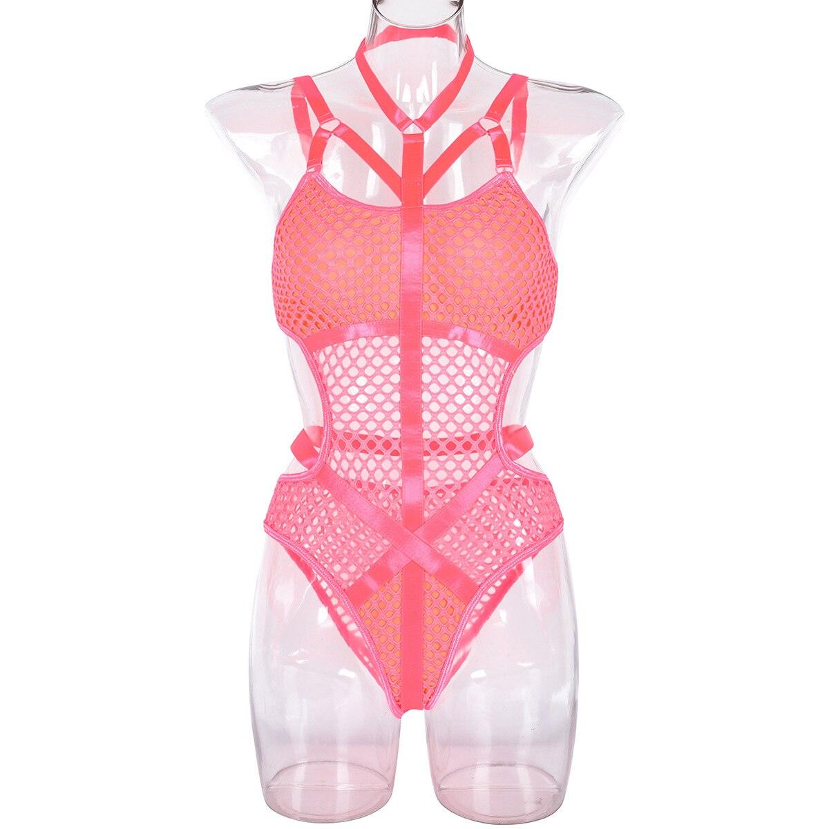 Fish Net-410 Bodysuit