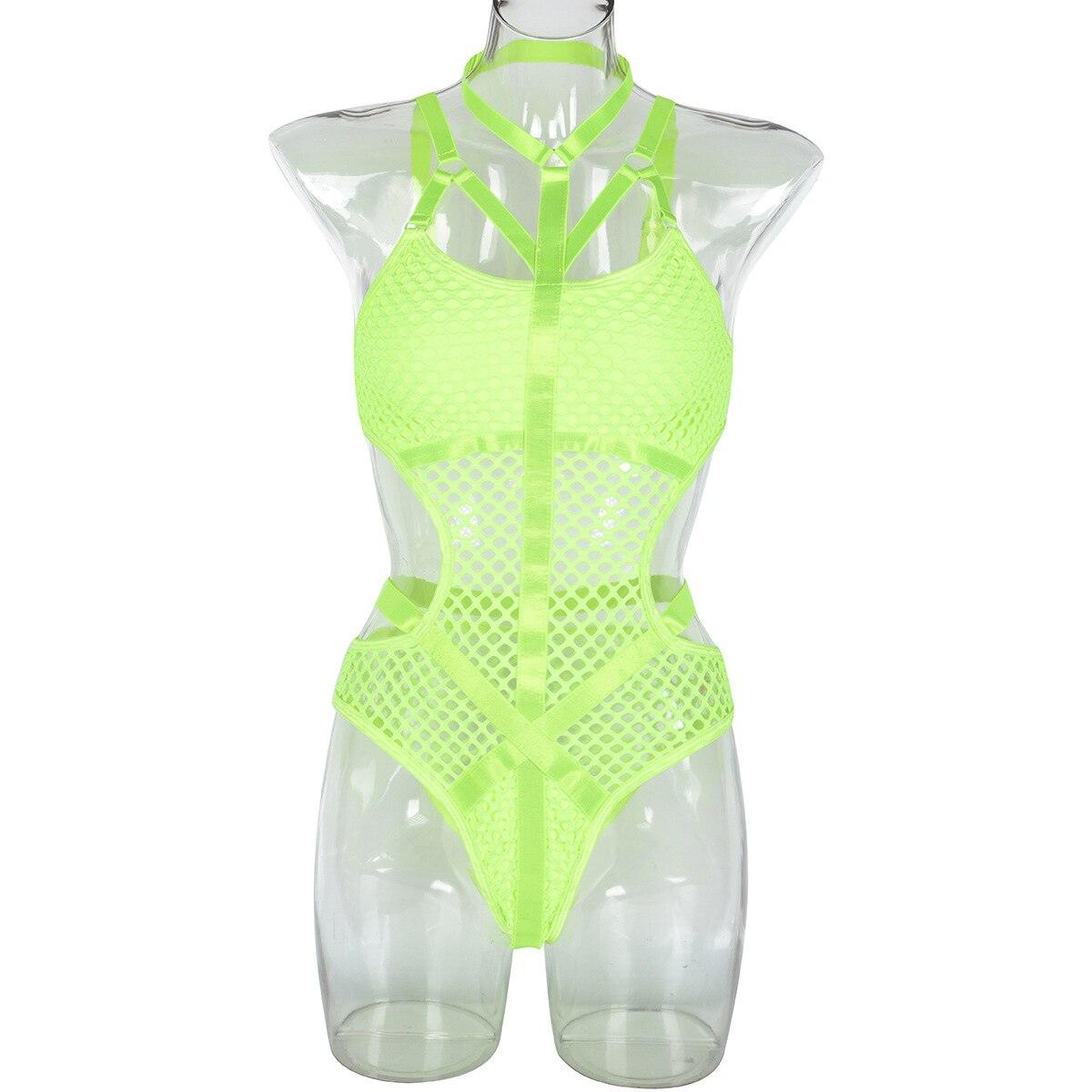 Fish Net-410 Bodysuit