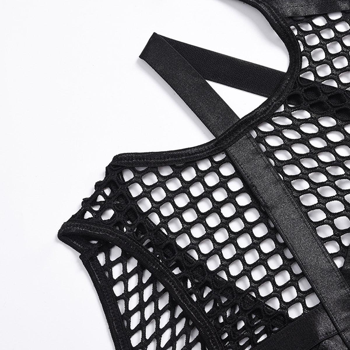 Fish Net-410 Bodysuit
