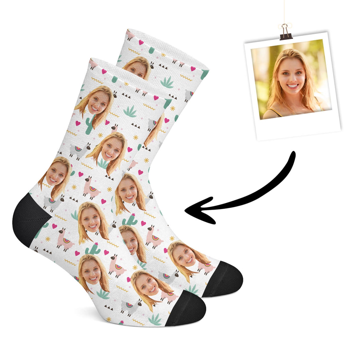 Personalisierte Alpaka Socken