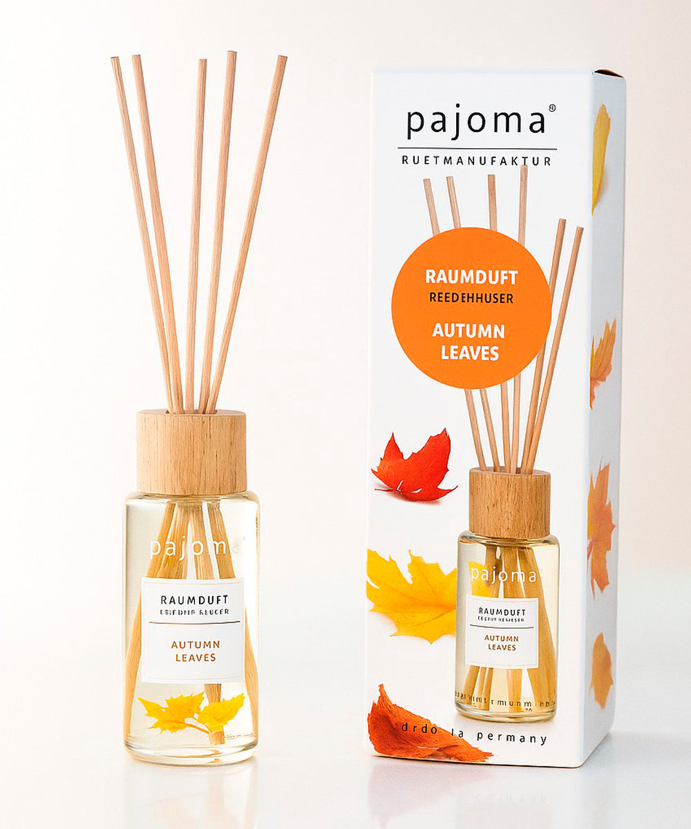Raumduft 100 ml, mit 10 Rattanstäbchen, verschiedene Sorten