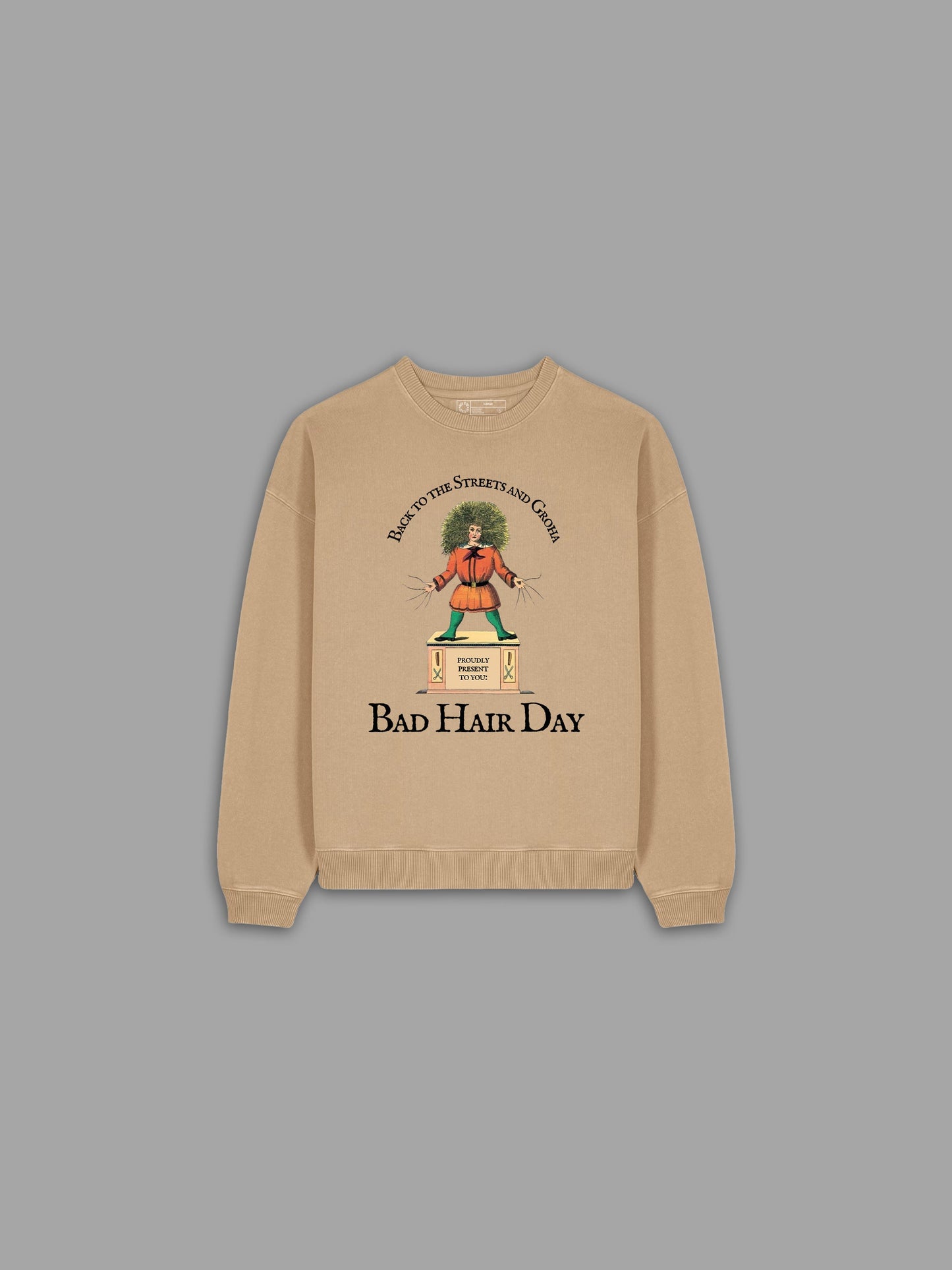 Bad Hair Day Groha x BTTS Vintage Crewneck