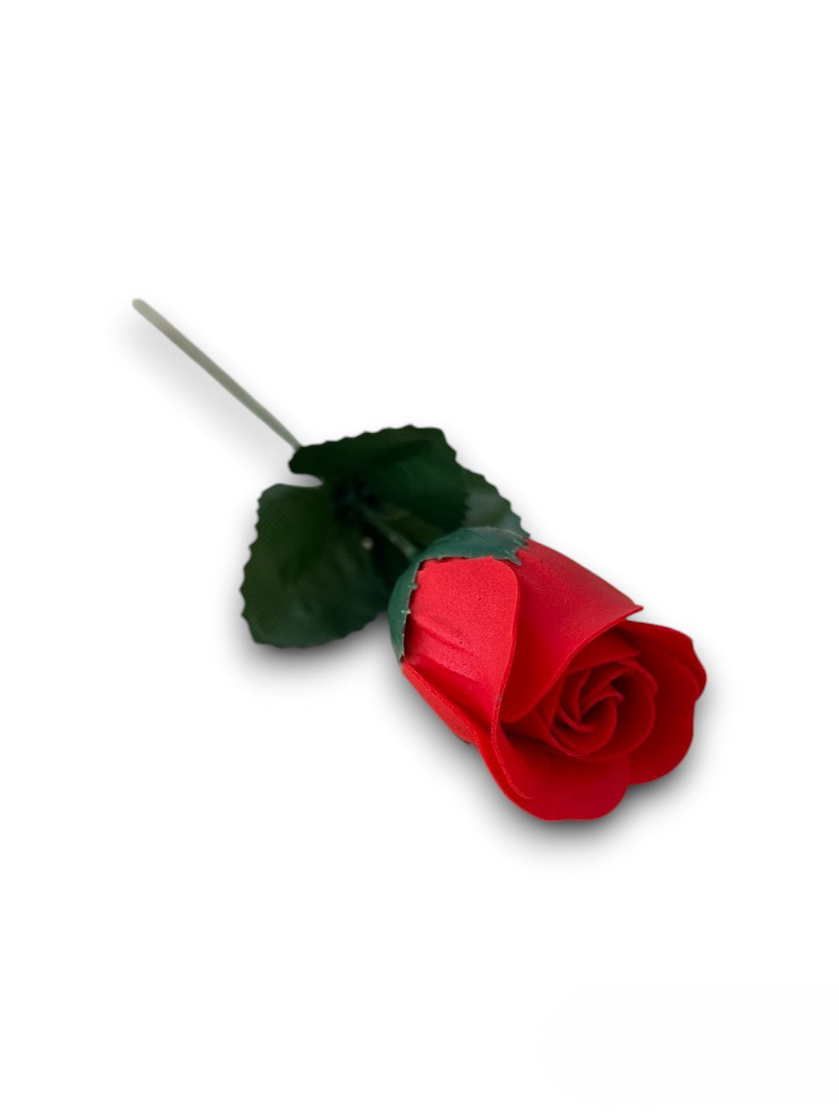 Baderose am Stiel » Seifenrose 4 g » Geschenkidee » Badekonfetti als Rose am Stiel