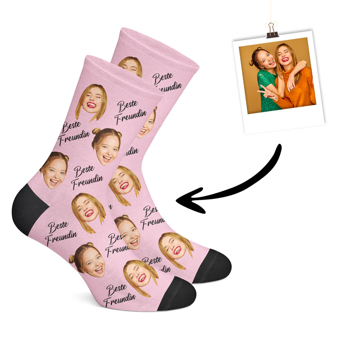 Personalisierte "BESTE FREUNDIN" Socken