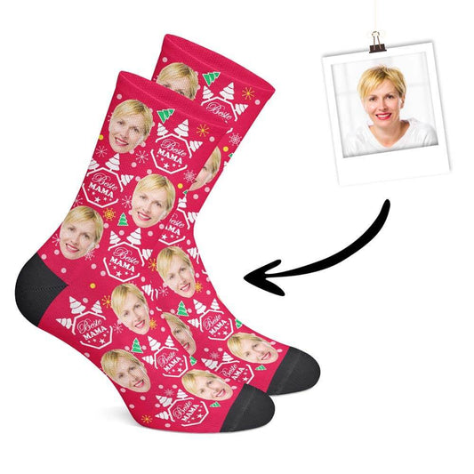 Personalisierte Christmas Mama Socken