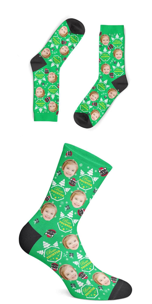 Personalisierte Christmas Tochter Socken