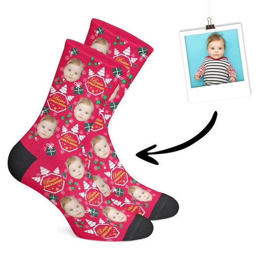Personalisierte Christmas Enkelsohn Socken