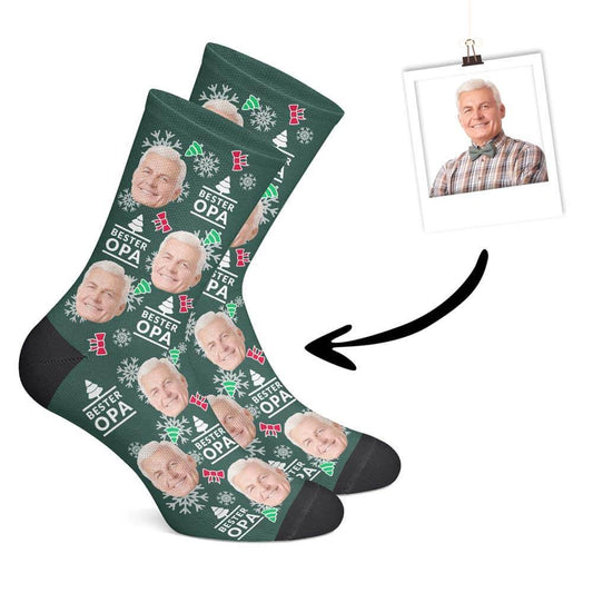 Personalisierte Christmas Opa Socken