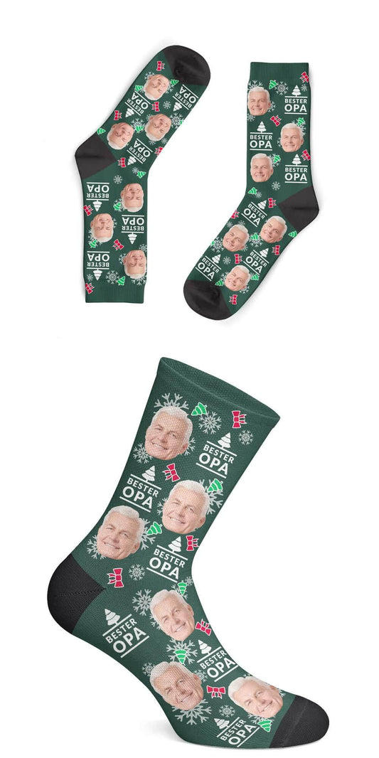 Personalisierte Christmas Opa Socken