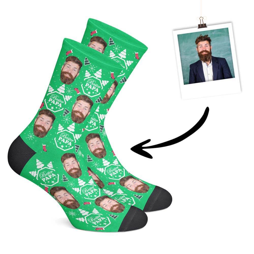 Personalisierte Christmas Papa Socken