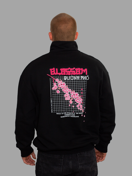 Blossom Half-Zip Hood