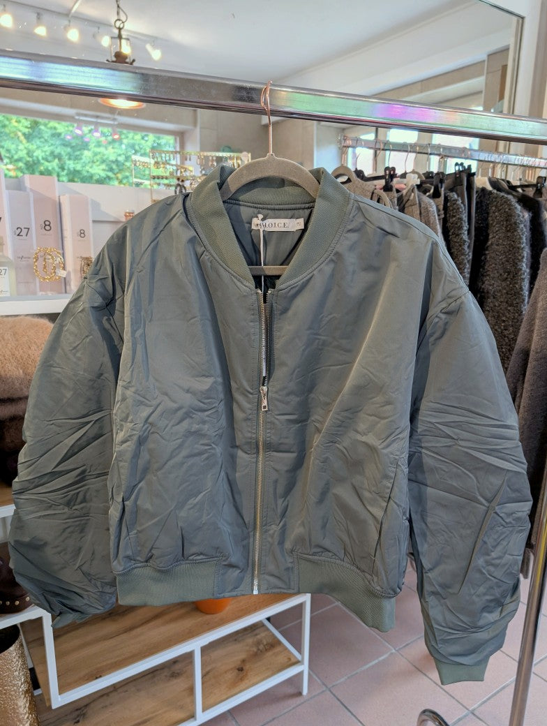 Bomberjacke Nylon Eukalyptus, OneSize - von CHOICE CH769