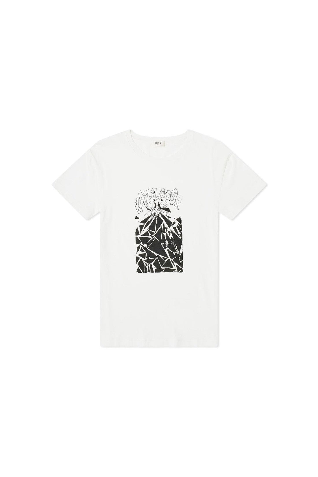Celine Printed Cotton T-Shirt