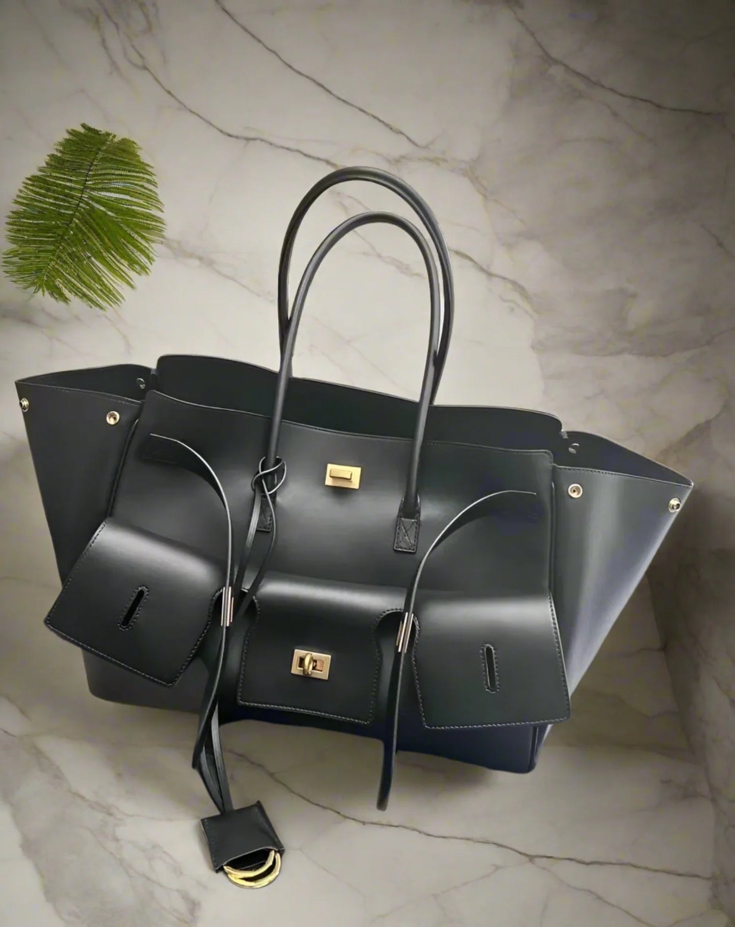 Designer cow split leather large capacity shoulder women bag