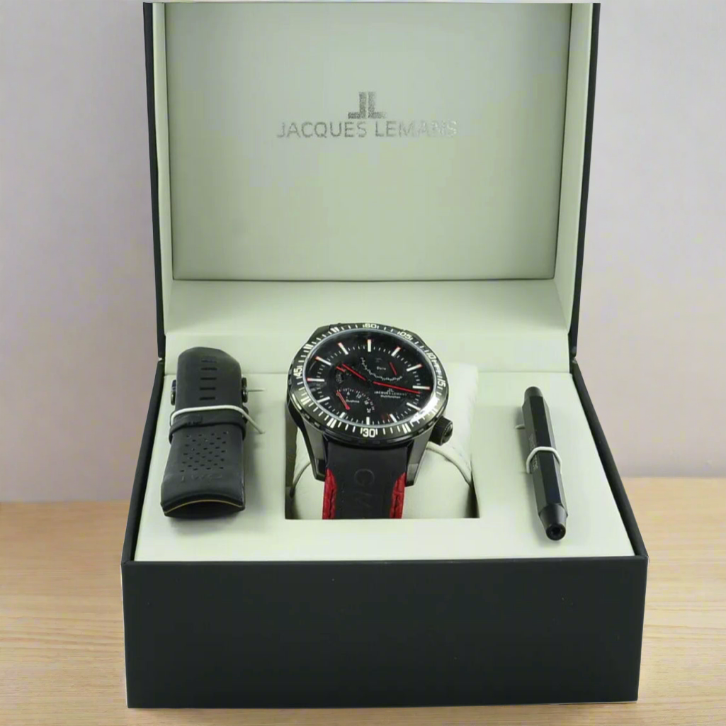 Jacques Lemans Multifunction stainless steel classic watch