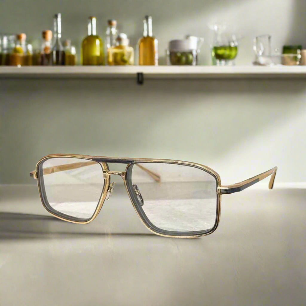 jacques marie mage EARL ultralight titanium, vintage retro square