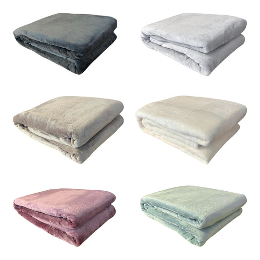 Wohndecke XXL » große Kuscheldecke 180 x 220 cm » warme Flanell Tagesdecke » weiche Couchdecke