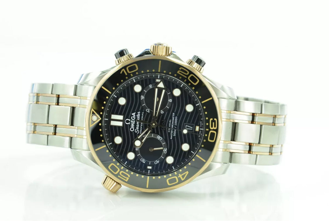 Omega seamaster diver 300 chronograph master chronometer watch