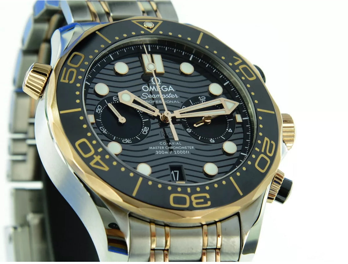 Omega seamaster diver 300 chronograph master chronometer watch