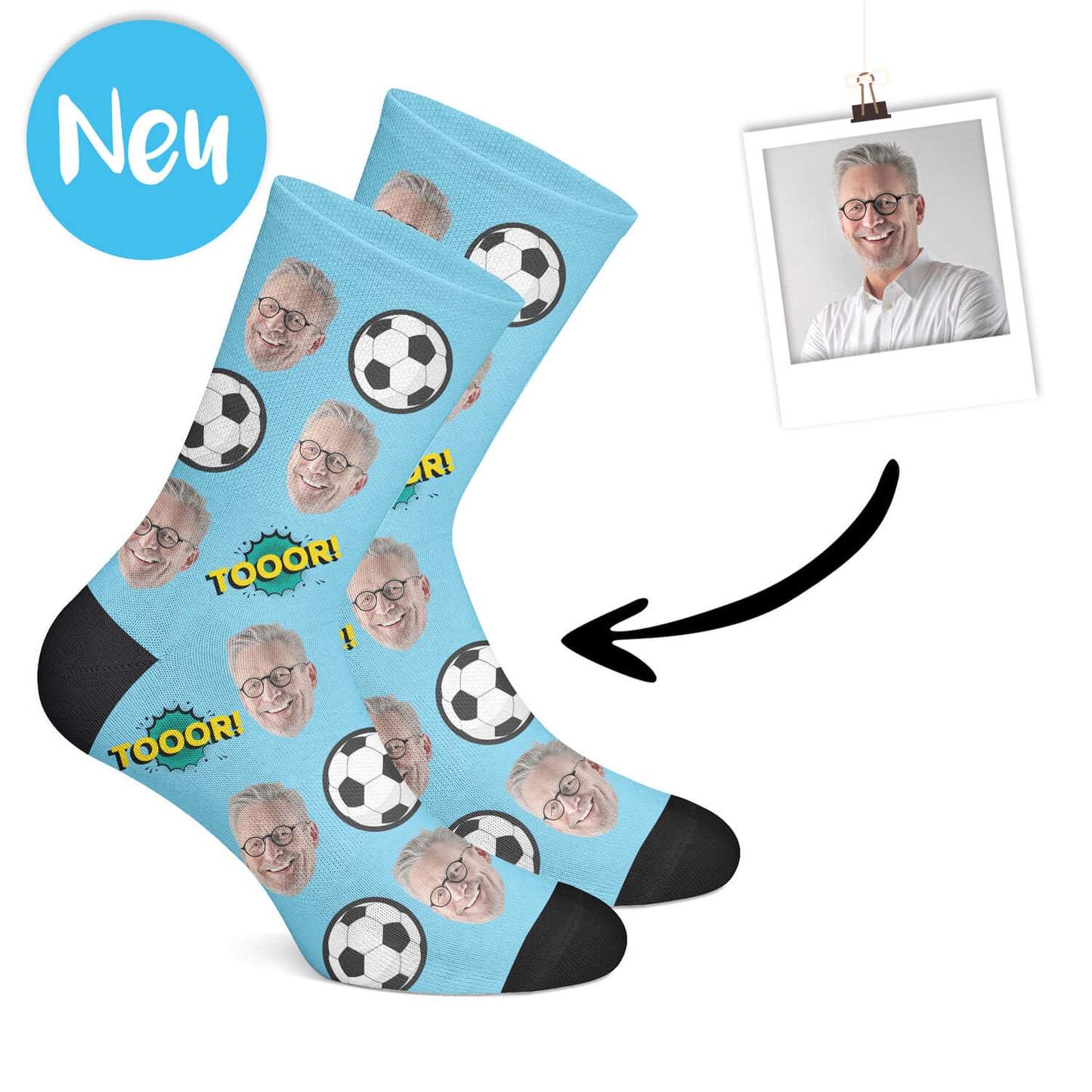 Personalisierte Fußball Socken