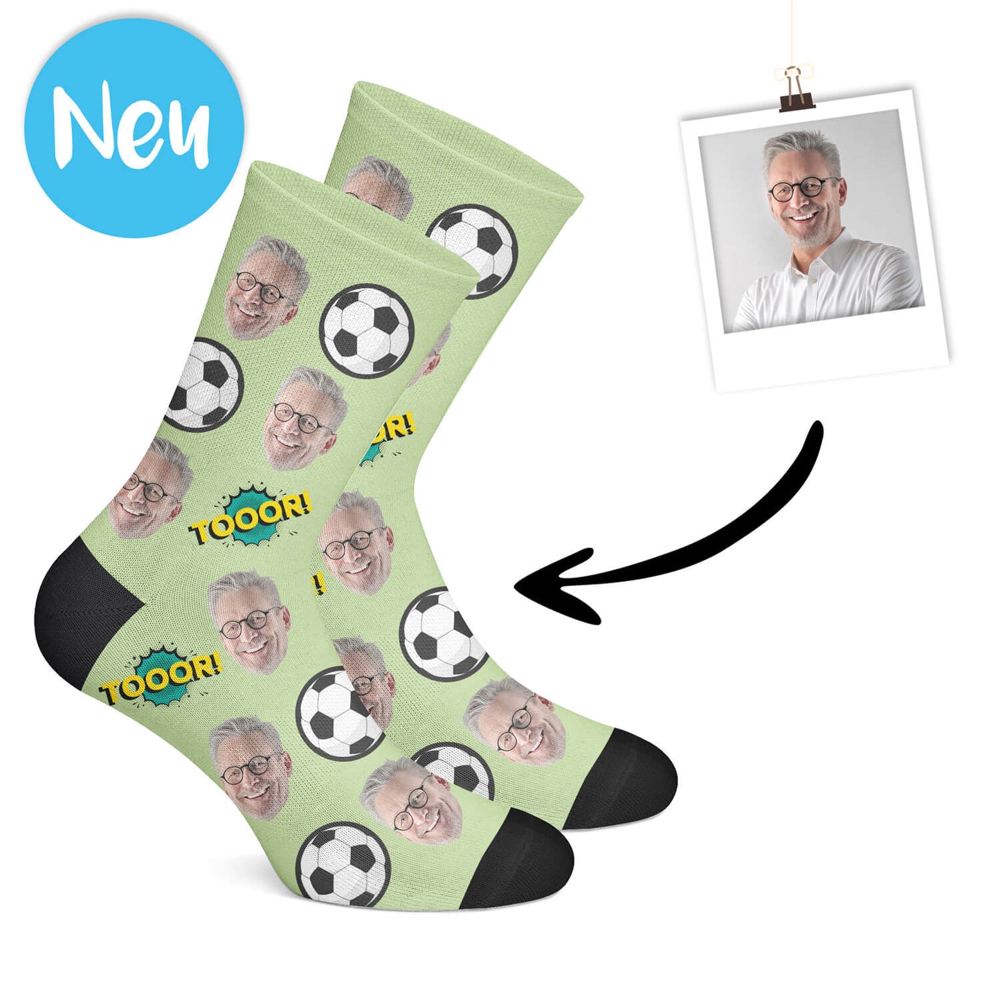 Personalisierte Fußball Socken