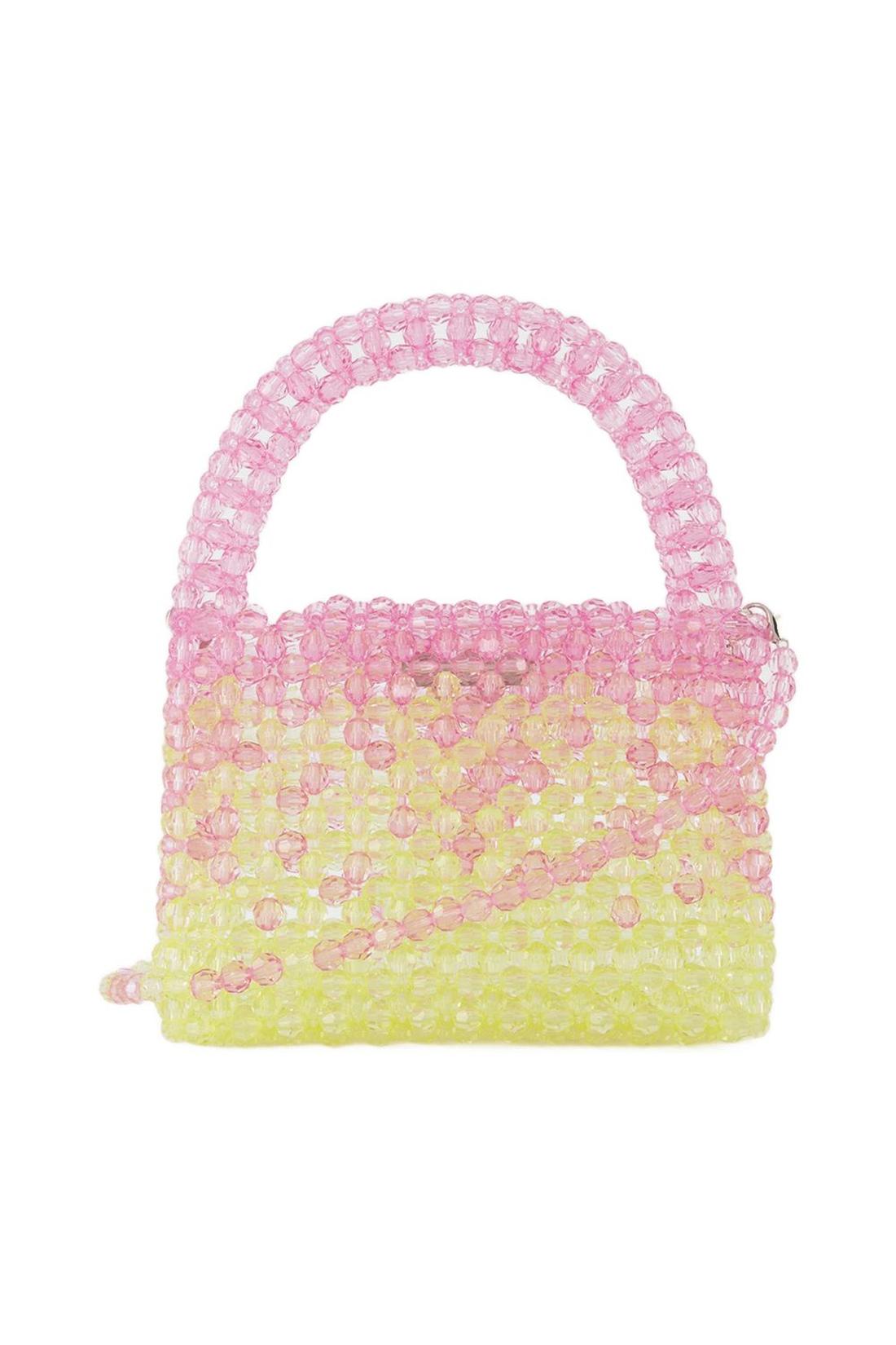 Ss23Bg01 Hobo Bag - Germanier - Pink/Green - Pearl