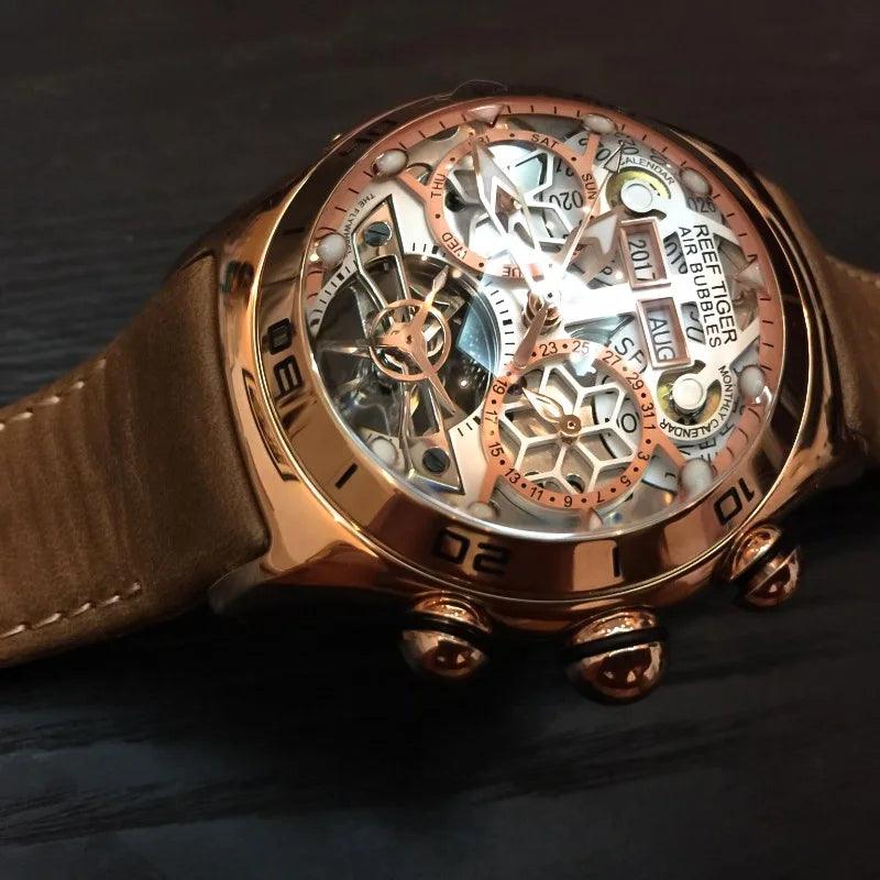 Reef Tiger tourbillon automatic watch