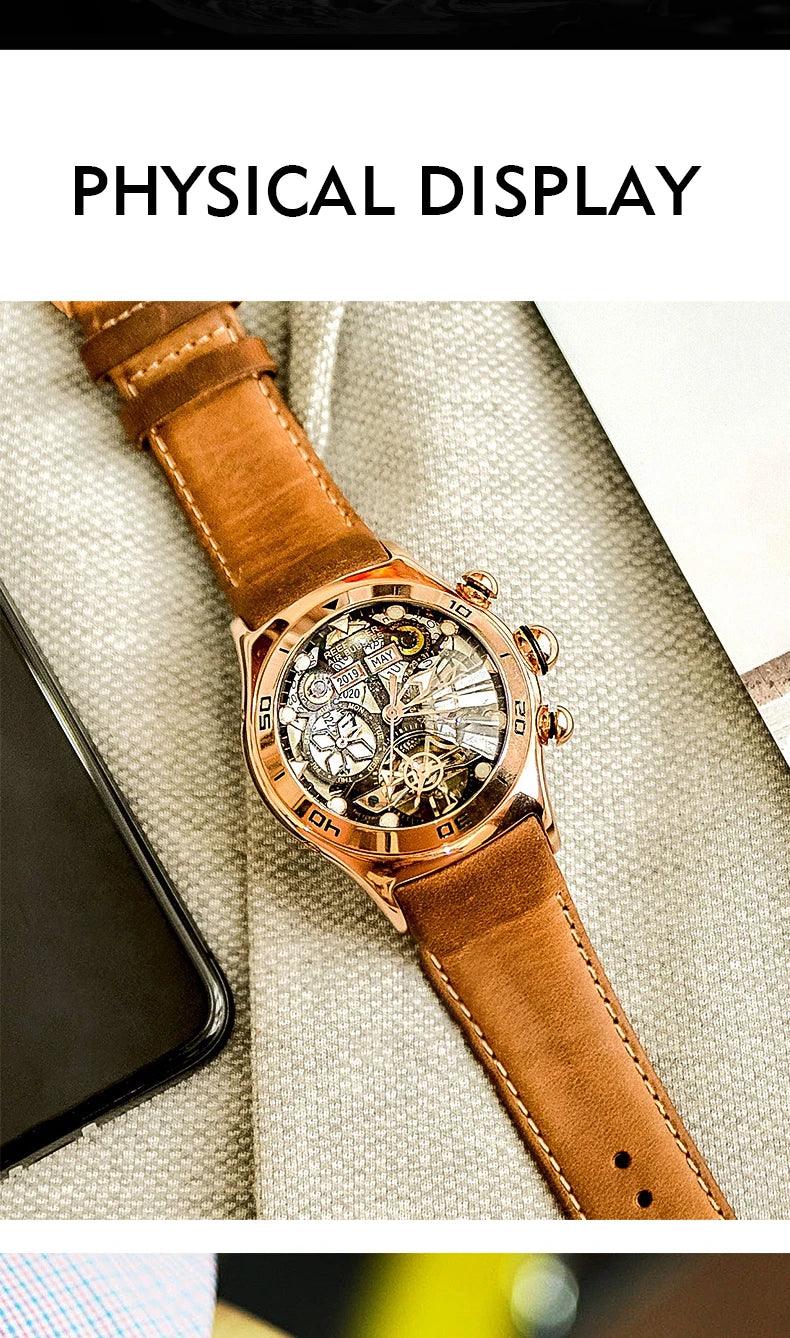 Reef Tiger tourbillon automatic watch