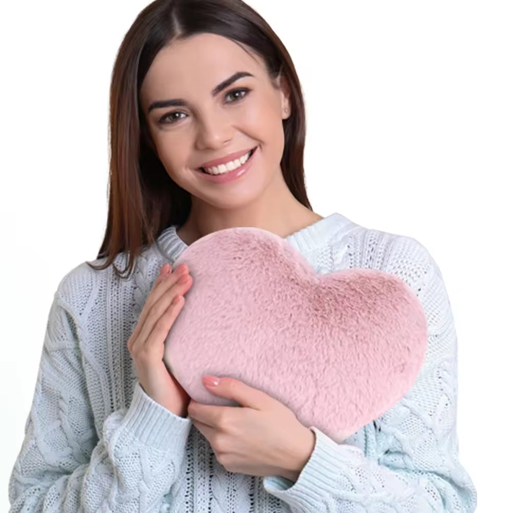 Lavendel Wärmekissen » Körnerkissen » Heizkissen für die Mikrowelle » Herzkissen 25 x 20 cm mit Lavendel Duft