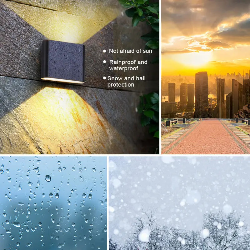 Waterproof Outdoor Wall Lamp 6W 12W