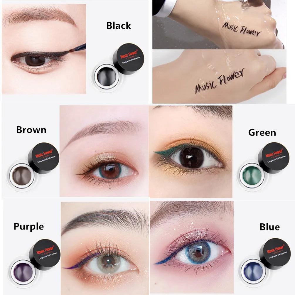 Eye makeup gel eyeliner cream waterproof