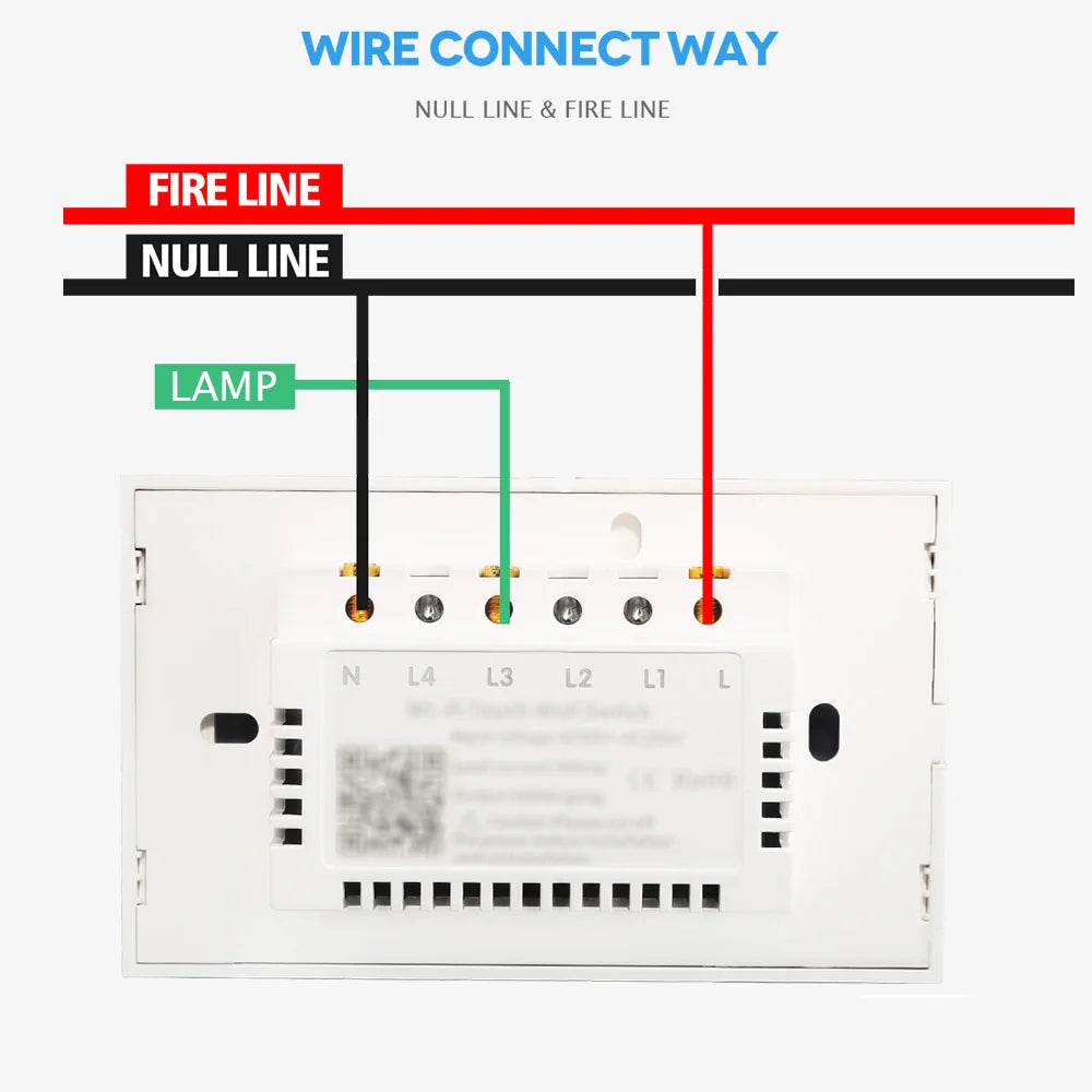 Wifi Switch App Remote Control Wall Light