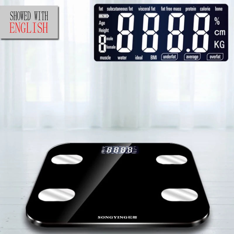 Lcd Display Body Index Electronic Smart Weighing Scales