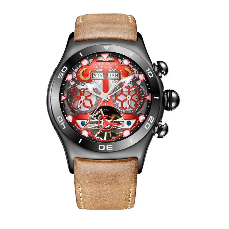 Reef Tiger tourbillon automatic watch