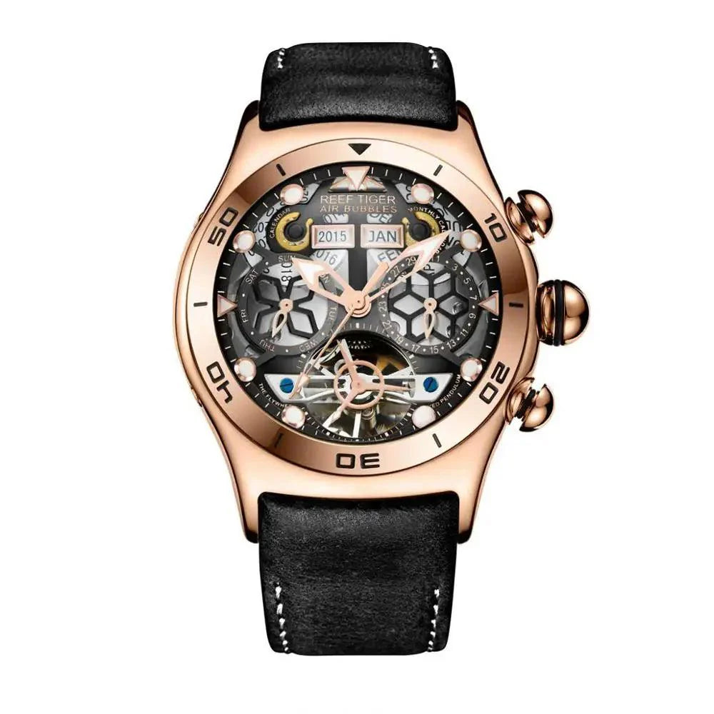 Reef Tiger tourbillon automatic watch