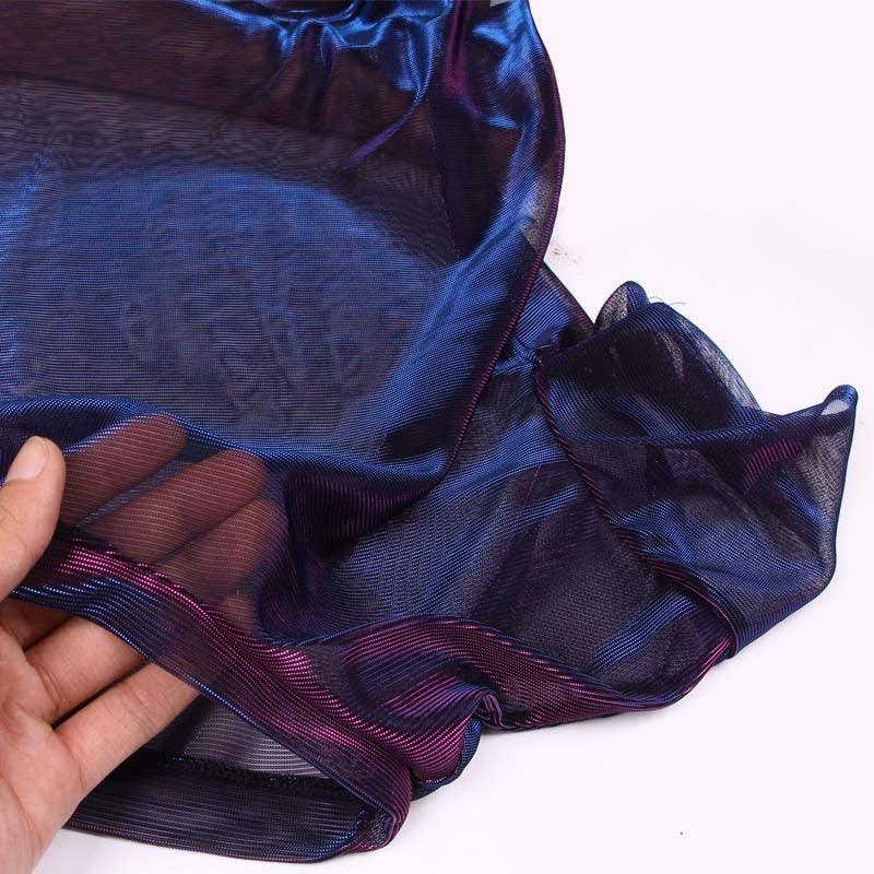 Transparent Glossy Round Neck T-shirt