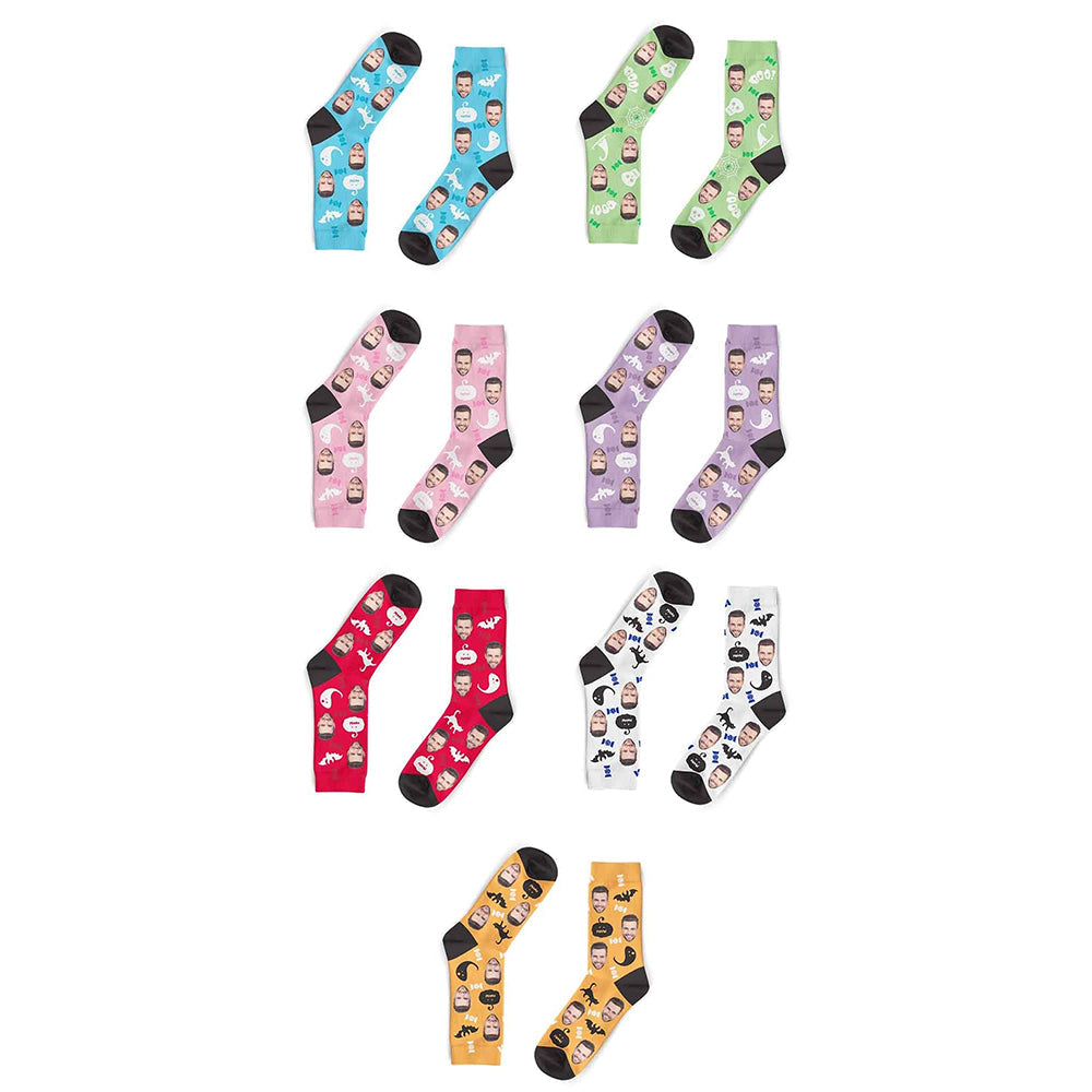 Personalisierte gruselige Halloweensocken