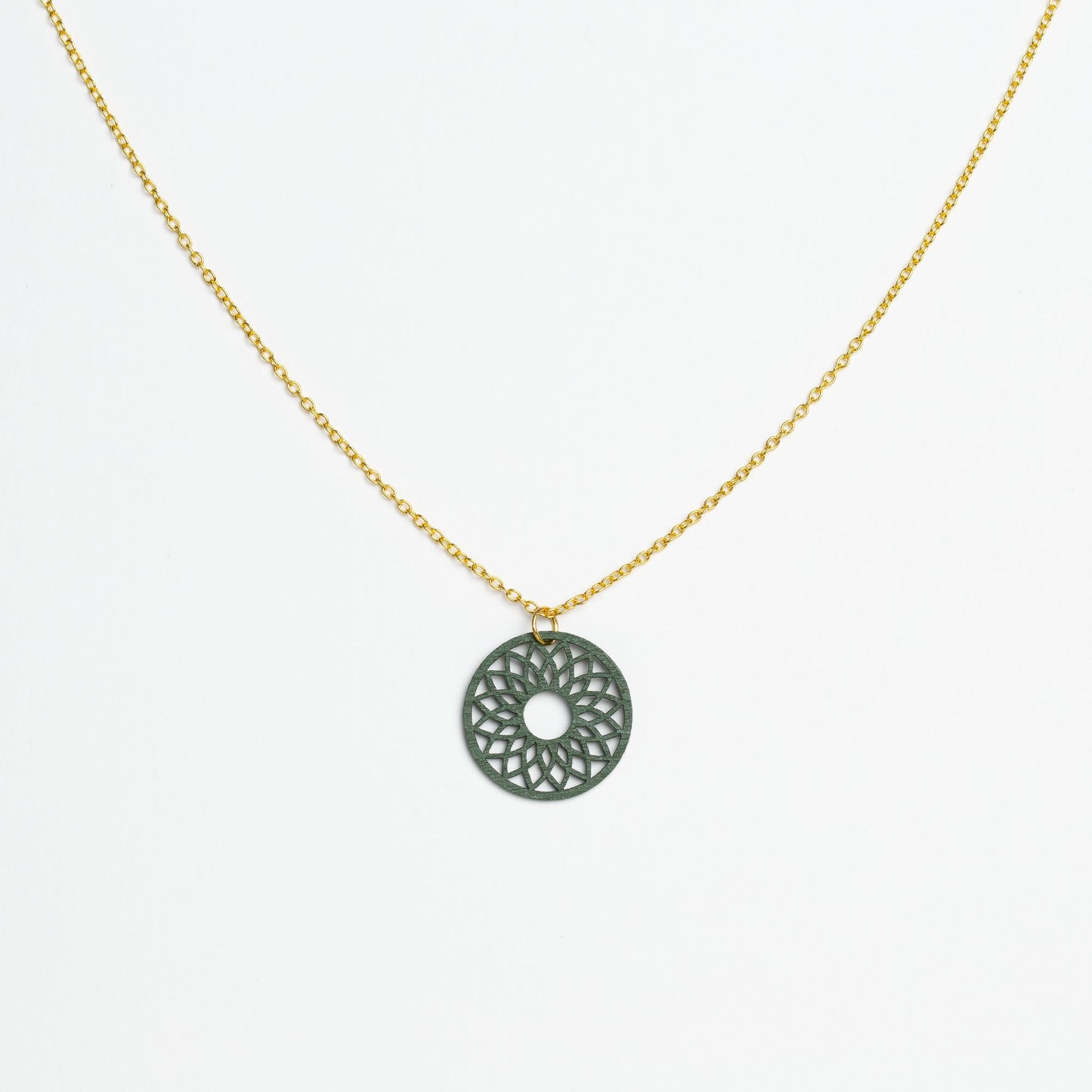 Halskette mit Holzanhänger - 'Spirit'