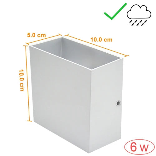 Waterproof Outdoor Wall Lamp 6W 12W