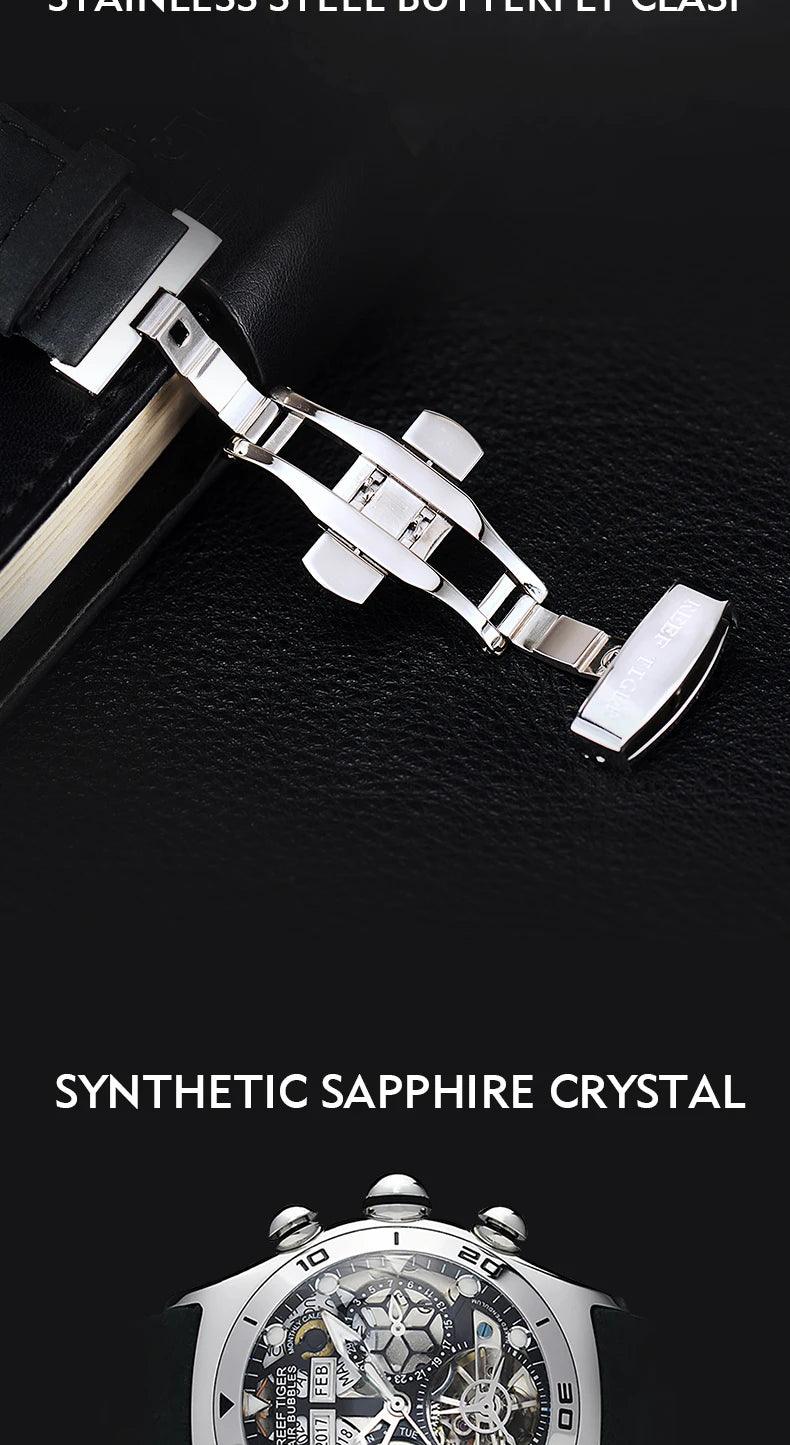 Reef Tiger tourbillon automatic watch