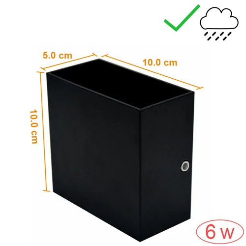 Waterproof Outdoor Wall Lamp 6W 12W