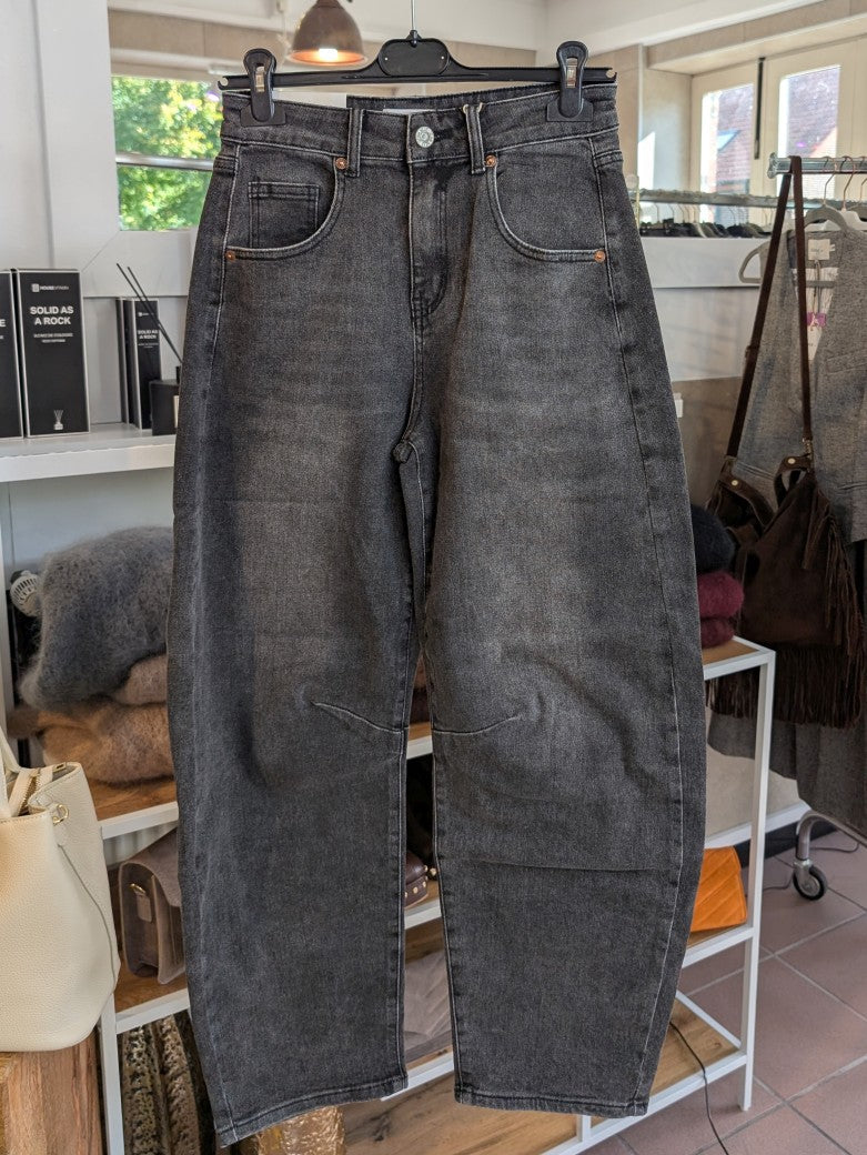 Hose Jeans Barrel Balloon Anthrazit Dunkelgrau - von LAJOLY H189