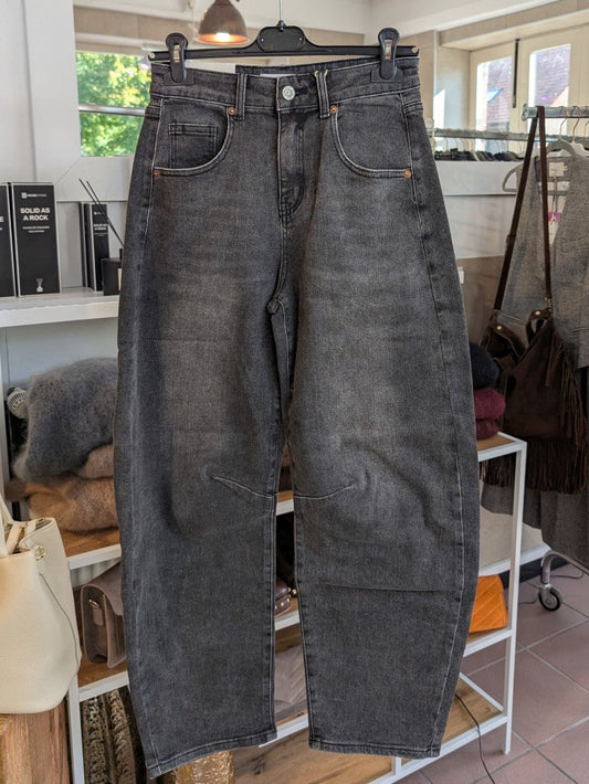 Hose Jeans Barrel Balloon Anthrazit Dunkelgrau - von LAJOLY H189