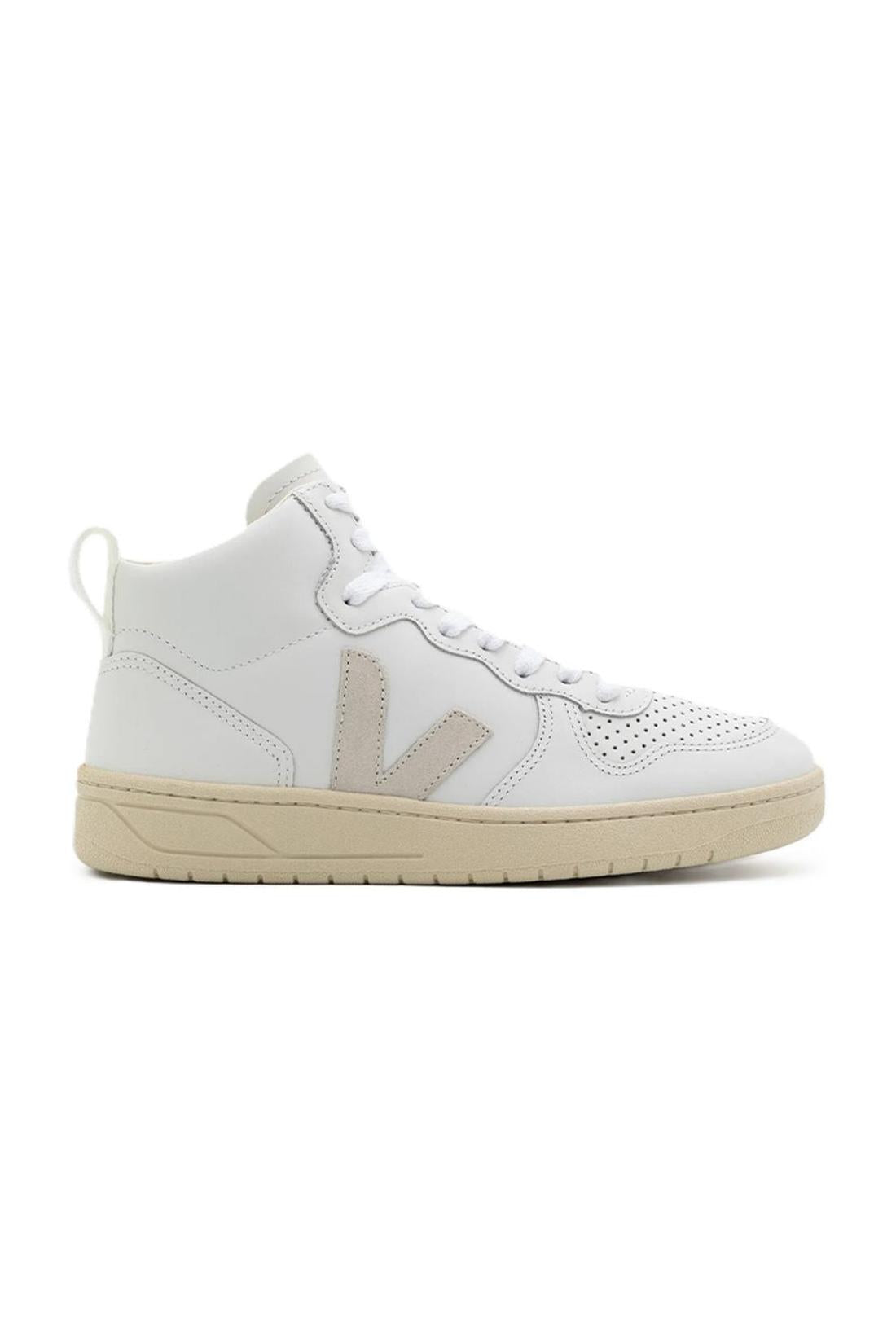 V-15 Sneakers - Veja - White/Beige - Leather