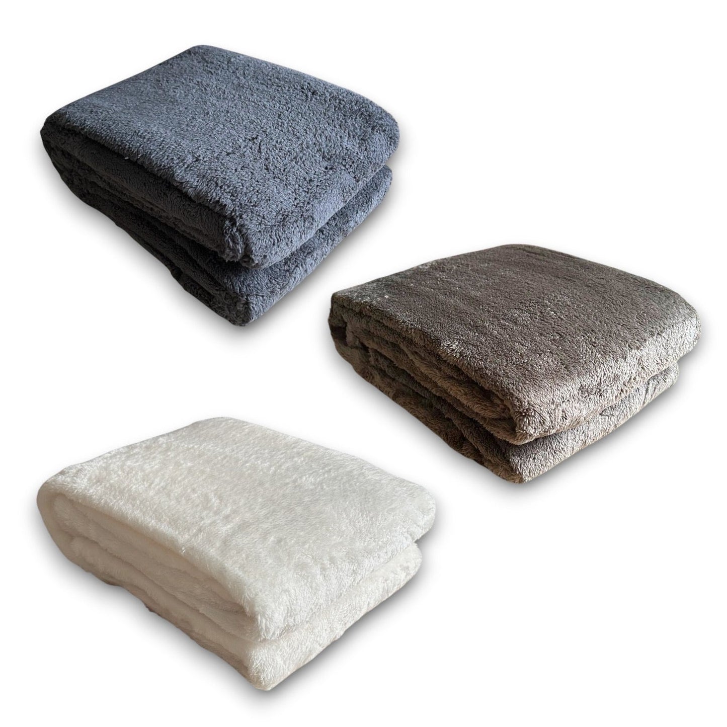 Wohndecke Teddy » Fleece Decke » XL Kuscheldecke 150 x 200 cm » weiche Couchdecke
