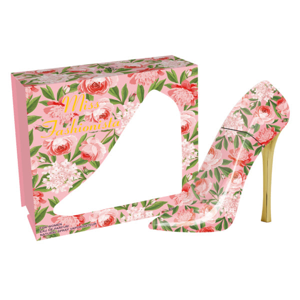 Damen Parfüm » Stiletto mit Blumenmuster 100 ml Eau de Parfum | Tiverton Miss Fashionista Pink