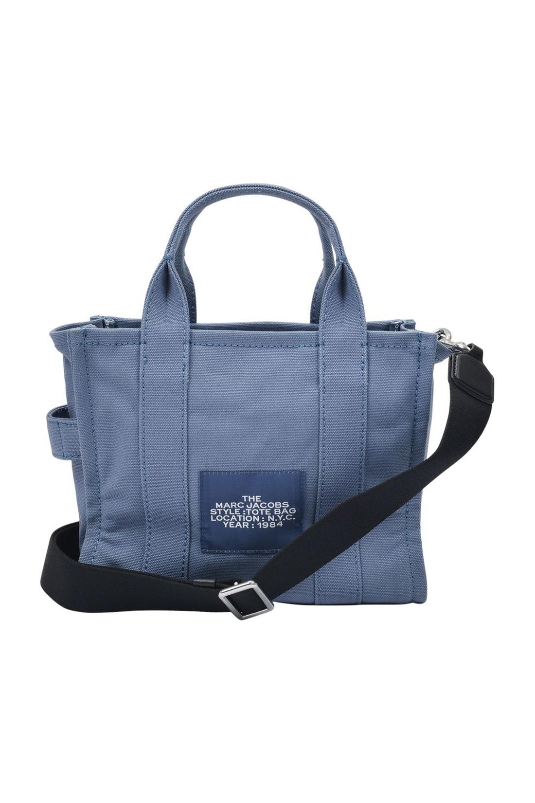 The Small Tote Tasche aus blauem Canvas